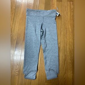 Old Navy ankle Heather Gray‎ Kids Leggings 7/8 NWT